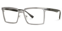 Sharma Rectangle Silver metal Glasses