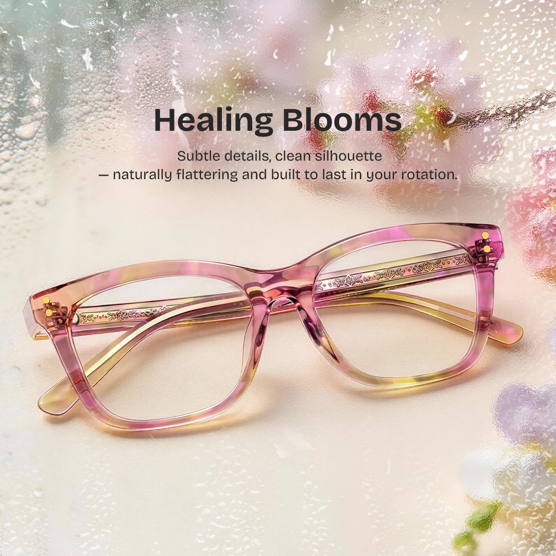 Tyler Butterfly Floral acetate Glasses