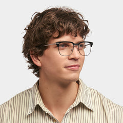 Boyde Browline Black mixed Glasses