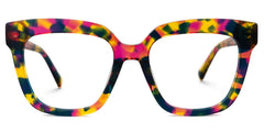Nina Square Floral acetate Glasses