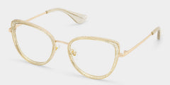 Celine Cat eye Gold acetate Glasses