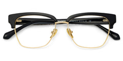 Ellis Browline Black Gold mixed Glasses