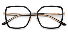 Jill Square Black mixed Glasses
