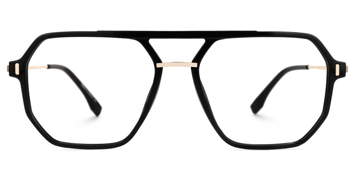 Lizbeth Aviator Black mixed Glasses