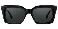 Solana Rectangle Black acetate Glasses
