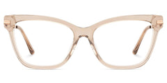 Mason Cat eye Beige mixed Glasses