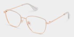 Skyler Butterfly Rose Gold metal Glasses