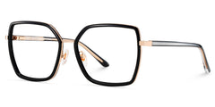 Jill Square Black mixed Glasses