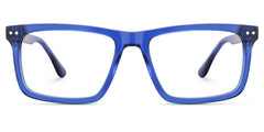 Emerson Rectangle Blue mixed Glasses