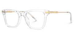 Kellie Rectangle Clear acetate Glasses