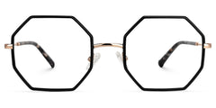 Griffith Geometric Black metal Glasses
