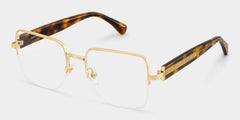 Lauren Square Gold Tortoise mixed Glasses