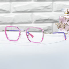 Piglet ( Age 8-12 ) Geometric Purple mixed Glasses