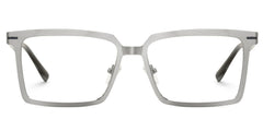 Sharma Rectangle Silver metal Glasses