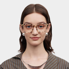 Zoe Square Tortoise acetate Glasses