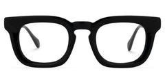 Tenika Square Black acetate Glasses