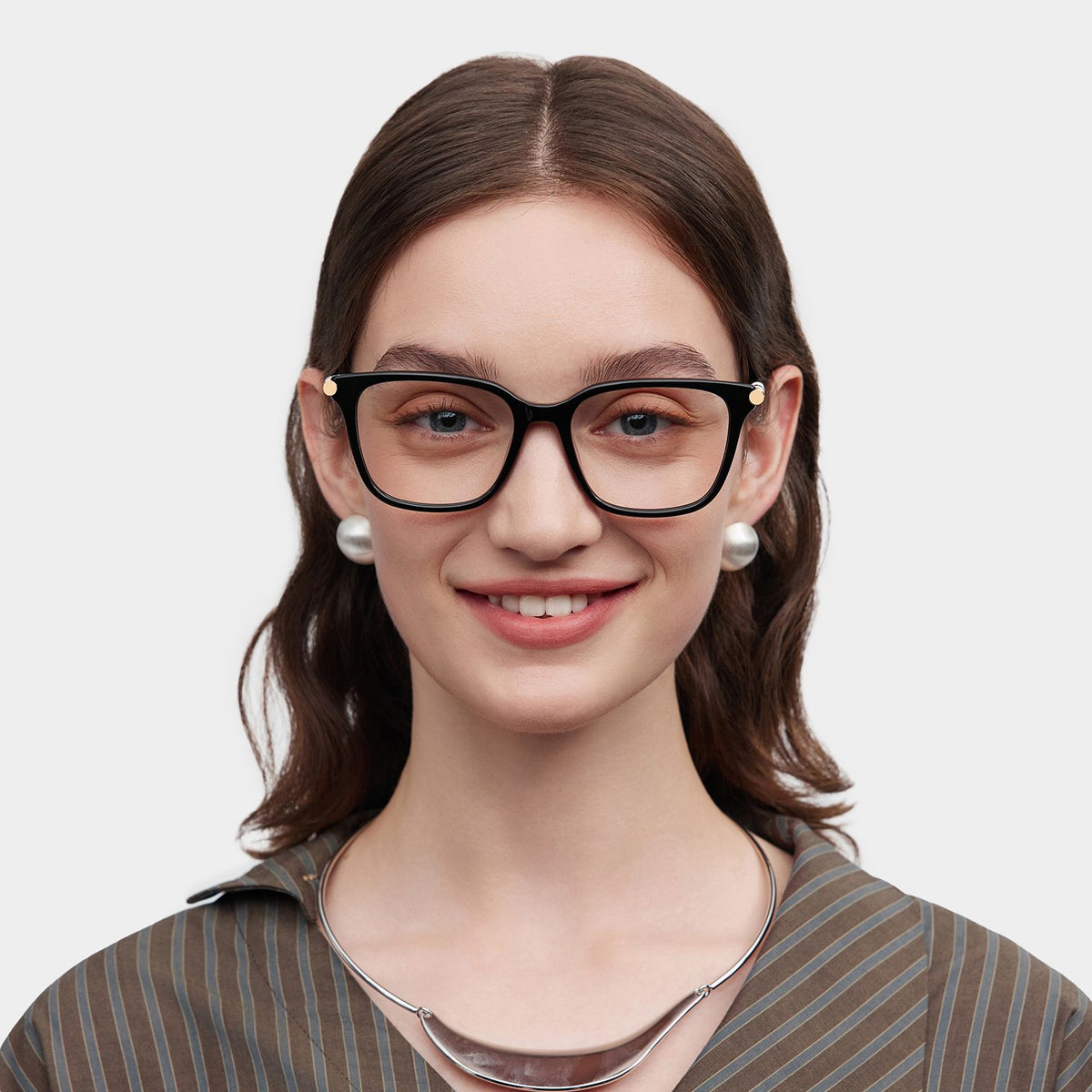 Delilah Square Black mixed Glasses