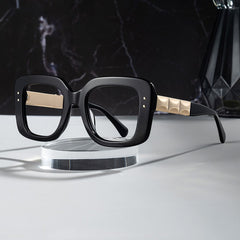 Yary Square Black mixed Glasses