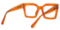 Agaton Square Orange acetate Glasses