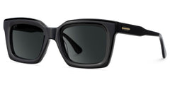 Solana Rectangle Black acetate Glasses