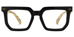 Shontay Square Black mixed Glasses