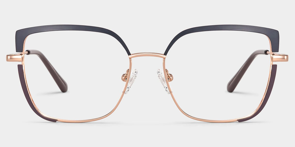Grasso Square Two-Tone metal Glasses