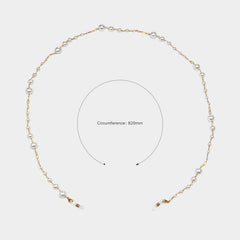 ZPJO478320-01 Pearl Gold Glasses