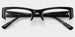Trevor Browline Black TR90 Glasses