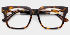 Harriet Square Tortoise acetate Glasses
