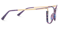 Yomary Cat eye Purple-Tortoise mixed Glasses