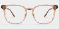 Hailey Square Beige acetate Glasses