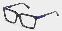 Troy Rectangle Dark Gray acetate Glasses