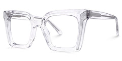 Khadra Square Clear acetate Glasses