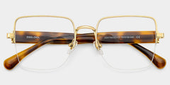 Lauren Square Gold Tortoise mixed Glasses
