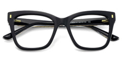 Rory Square Black acetate Glasses