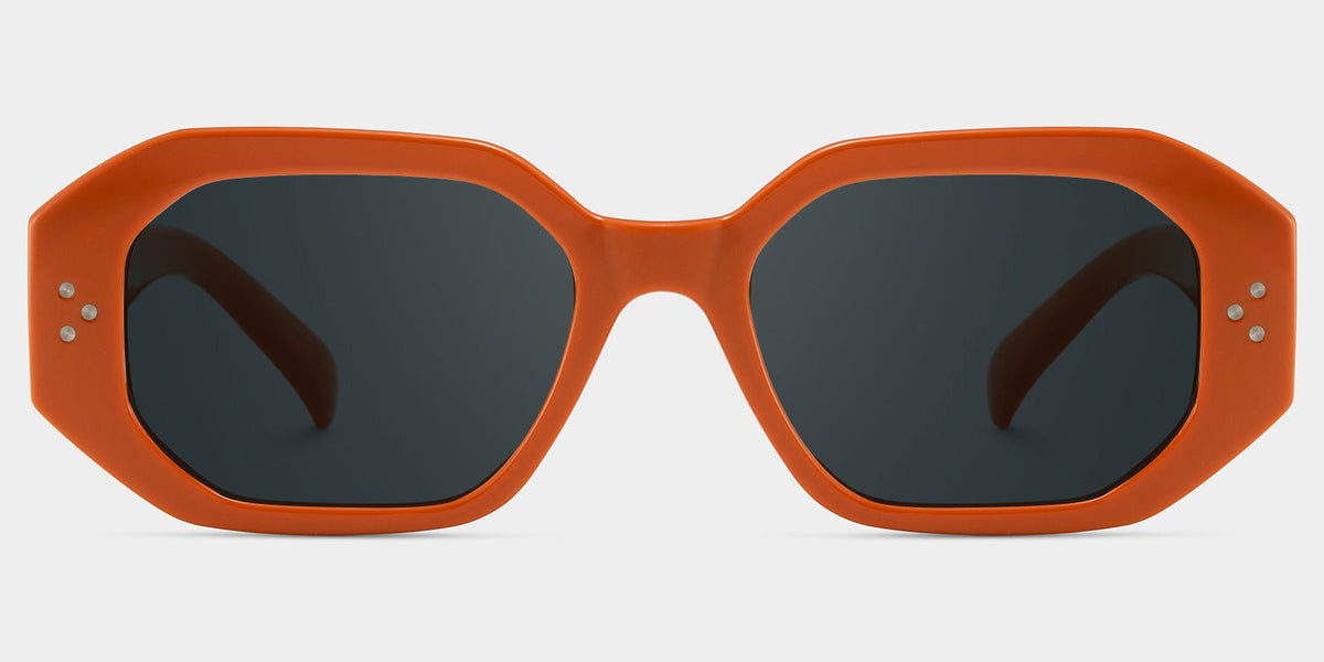 Soleil Rectangle Orange TR90 Glasses