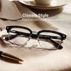 Landon Browline Silver mixed Glasses