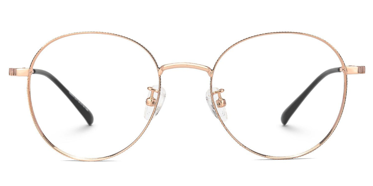 Ringstaff Round Rose-Gold metal Glasses