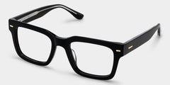 Benjamin Rectangle Black acetate Glasses