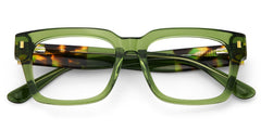 Fulford Rectangle Green acetate Glasses