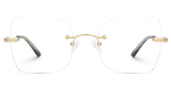Tierney Butterfly Black metal Glasses