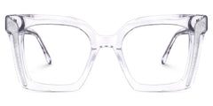 Khadra Square Clear acetate Glasses