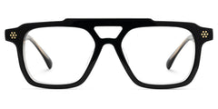 Mercurio Aviator Black acetate Glasses