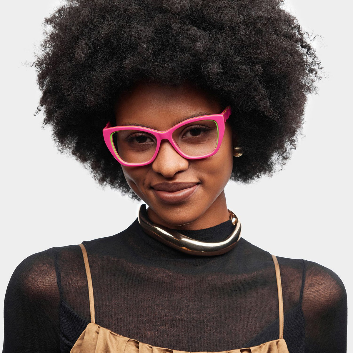 Blaise Butterfly Pink Green acetate Glasses