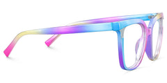 Leo Square Iridescent TR90 Glasses