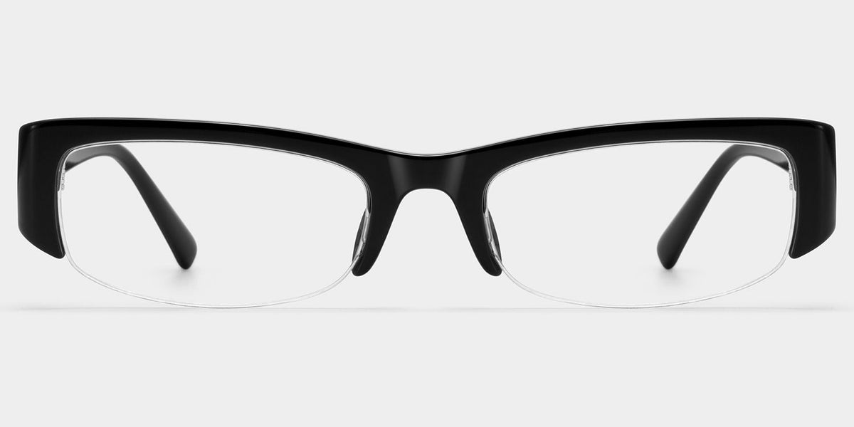 Trevor Browline Black TR90 Glasses