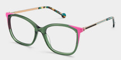 Nico Square Green acetate Glasses