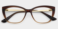 Harlow Rectangle Brown TR90 Glasses