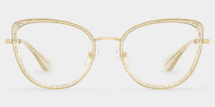 Celine Cat eye Gold acetate Glasses