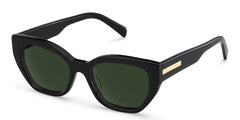 Zia Cat eye Black acetate Glasses
